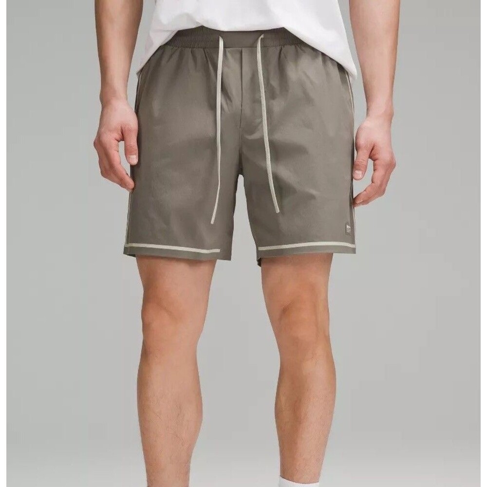 Lululemon Men’s Hybrid Pool Short  7” Inseam Linerless Small Rover Gray LM7BHIS
